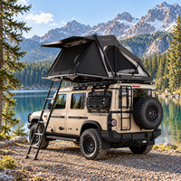 ADA OVERLAND Tente de toit rigide pliable grand espace pour SUV, imperméable, pour camping, OEM