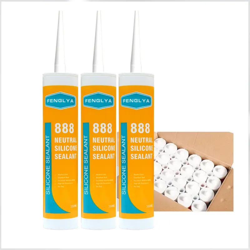 Construction Usage Neutral Weatherproof Adhesive Glue Silicone Sealant