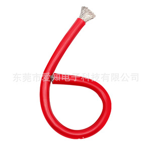 <b>Silicone</b> <b>Rubber</b> Wire 10 Awg Tinned Copper Stranded Insulated Electronics Use - Product Image 2