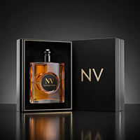 Flacon de parfum en verre de 25 ml, 50 ml, 90 ml, emballage de luxe avec boîte, logo personnalisé, flacon en verre vide, vente en gros, OEM, ODM, flacons de parfum