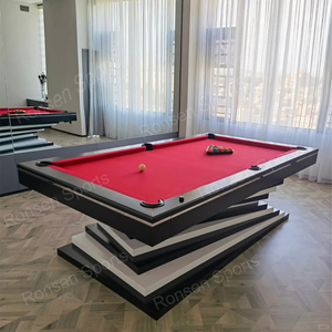 2025 China nuevo lanzamiento y mesa de billar de precio barato con tapa de pizarra y maderas sólidas y accesorios gratuitos - Product Image 1
