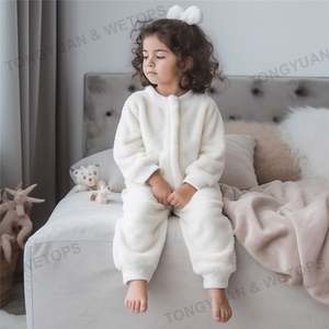 Ropa de dormir de franela cálida para niñas, pijamas para niños, conjuntos de ropa de dormir de invierno, monos suaves sueltos, novedad - Product Image 5