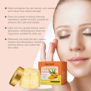 Crème pour le visage au curcuma, éclaircissante, hydratante, nourrissante, lotion pour le visage pour tous les types de peau, soin quotidien - Product Image 5