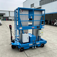 Pharmazeutischer Labor-Reinraum-Arbeitsmast aus Aluminiumlegierung, vertikal, 17m, 250kg, Einpersonen-Mastenaufzug