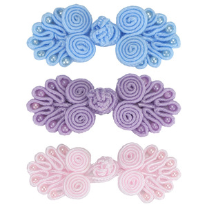 Лидер продаж, пуговицы с цветочным дизайном ручной работы, обтянутая тканью китайская женская одежда Cheongsam, пуговицы с узлом - Product Image 5