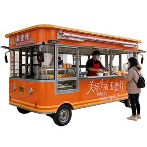 Camion de restauration mobile coréen d'<span class=keywords><strong>occasion</strong></span> à vendre - Acier inoxydable, 3 roues, fabrication sur mesure, rose - Product Image 6