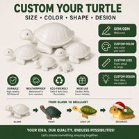Statue de tortue en plastique moulé par soufflage écologique, décoration de jardin personnalisée pour l'extérieur, idéale pour les événements en hôtel et sur place publique