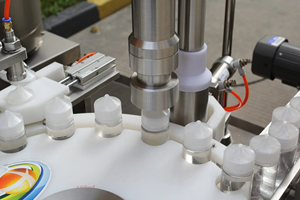 Llenadora de Botellas de Aceite Esencial Totalmente Automática, Sistema de Llenado de Líquido Rotatorio de Alta Eficiencia - Product Image 3