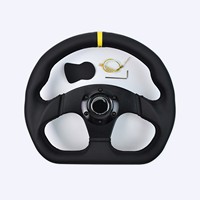 Volant de course universel en forme de D à fond plat pour PC Gaming, idéal pour le drifting – Vente en gros usine pour voitures modifiées