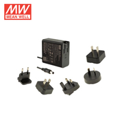 Produit très vendu NGE Mean Well NGE65I/65U/65E-P1J NGE65 à sortie unique 5/9/12/15/18/24V avec prise remplaçable, fréquence 50Hz, U12V U24V