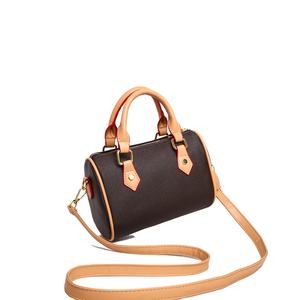 Mochila de Hombro Estilo Boston para Mujer, Material PU Resistente, Cierre de Cremallera, Bolso Simple y Delicado, Modelo 001377 - Product Image 1