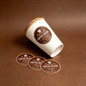 Etiquetas Personalizadas para Bebidas de Café TEDDY, Impresión de Etiquetas Autoadhesivas de <span class=keywords><strong>Vinilo</strong></span> Laminado Brillante para Frascos y Botellas de Bebidas - Product Image 5