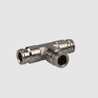 Connecteur rapide en laiton de 9,52 mm, raccord en T pour système de refroidissement par brumisation haute pression