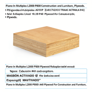 Fami Piano en contreplaqué Multiplex L2000 P800 A40 pour la construction et le mobilier - Product Image 3