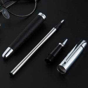 GemFully Dropship Tienda Mayorista en Línea, Bolígrafo <span class=keywords><strong>de</strong></span> Lujo <span class=keywords><strong>de</strong></span> Metal con Rodillo, Bolígrafo <span class=keywords><strong>de</strong></span> Cuero PU con Punta <span class=keywords><strong>de</strong></span> Bola y Tinta - Product Image 2