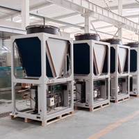 R410a R407c refroidisseur commercial modulaire refroidi par air refroidisseur pompe à chaleur avec échangeur de chaleur à plaques