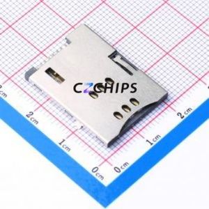 SIM-1004-P8 SIM Card Connector SMD Connector Self-Return Type Mini SIM Card Card Holder 2.2mm - Product Image 1