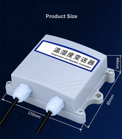 ZTWARE - Módulo Transmisor de Sensor de Temperatura y Humedad para Automatización Industrial, Comunicación RS485 Modbus-RTU, Alta Precisión, LED