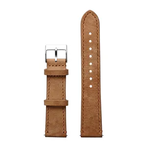 New Arrival Light Brow Genuine Leather Watch Straps Business Leather Watch Bands 20mm 22mm for panerai
