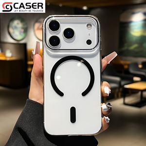Funda Magnética Transparente Anti-amarillamiento para iPhone 14-17 Pro Max, con Carga Inalámbrica, Sensación de <span class=keywords><strong>Piel</strong></span>, Resistente a Impactos - Product Image 5