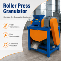 Granulateur industriel à double rouleau entièrement automatique pour l'extrusion d'engrais en poudre et la formation uniforme de granulés (3-10)