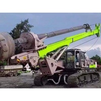 Foreuse rotative sur chenilles Zoomlion ZR360C pour forage de puits, profondeur 98 m, pour projets de tunnels ferroviaires municipaux