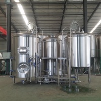 Machine de brasserie artisanale de haute qualité 1000L 2000L 3000L en acier inoxydable pour projet de brasserie de bière turque