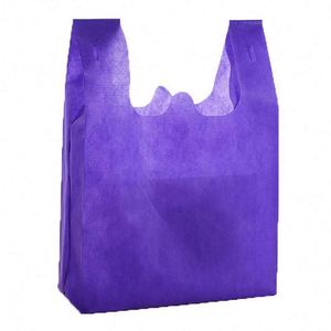 Wholesale Eco-friendly Cartoon Pattern Non-woven Handled Vest Shopping Bag - Product Image 2