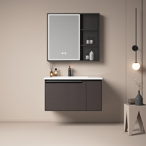 Modern Smart with <b>LED</b> Smart Mirror Thermal Curved All-in-One Modern Wall Mounted Bathroom <b>Vanity</b> - Product Image 5
