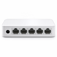Switch Ethernet Rápido de 5 Puertos 10/100Mbps TL-SF1005+ de Escritorio, Sin Administración, Divisor de Red RJ45 para Oficina en Casa y LAN