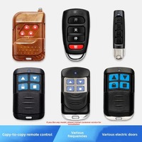 Télécommande à code fixe en forme de goutte d'eau 433 MHz pour porte de garage enroulable et portail électrique