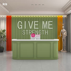 Yicheng Beauty <span class=keywords><strong>ร้าน</strong></span>ขายเสื้อผ้าผู้หญิงแบบทันสมัยเคาน์เตอร์เงินสดแผนกต้อนรับฝรั่งเศสสำหรับห้างสรรพสินค้าใช้ในยิมร้านน้ำ<span class=keywords><strong>ชา</strong></span>นม - Product Image 6