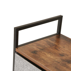 Cajoneras de Almacenamiento de Tela Independientes de Estilo Moderno, Gabinetes de Almacenamiento con Marco de Metal de Venta Caliente para Uso en Dormitorios y Hogares - Product Image 3