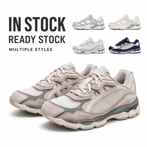 Prêt à expédier : Baskets Chunky Dad Unisexe en Suede et Maille Multi-couches, avec Coussin d'Air et Plateforme Rétro, pour la Marche Urbaine et le Sport - Product Image 3