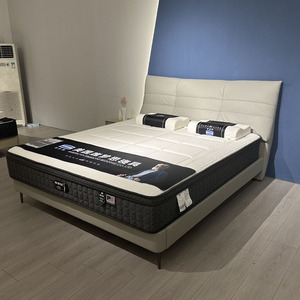เตียงหุ้มเบาะ Mantianfei ขนาด 1.8x2 ม. หัวเตียงหุ้มหนัง ห้องนอนใหญ่ เตียงคู่ - Product Image 2