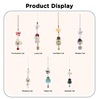 Figurines de collection Cat PAI Series Energy Litter Charm Blind Box, jouets pour chats, mini boîte mystère en résine, décoration de bureau Kawaii