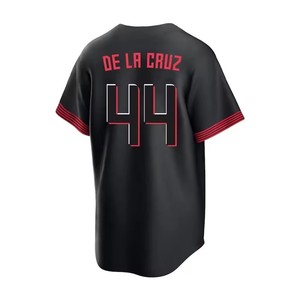 Maillots de baseball pour hommes 2026 Cincinnati City Connect – 44 Elly De <span class=keywords><strong>La</strong></span> <span class=keywords><strong>Cruz</strong></span>, 30 Griffey Jr., 27 Stewart – Maillot de baseball américain brodé - Product Image 5
