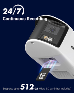 ANNKE FCD600, 2 Cámaras IP PoE con IA, Lente Dual de 6MP, Panorámica de 180 Grados, Audio Bidireccional, Luz Inteligente, IP67, Cámara de Red - Product Image 2