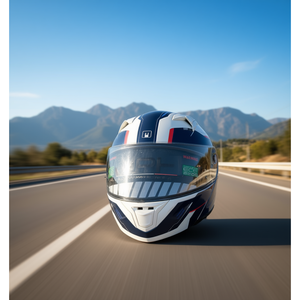 Casco da Corsa Ribaltabile YA-967 Taglia XL, Casco di Sicurezza in ABS con Visiera per Motociclismo, Condizioni Nuove - Product Image 1