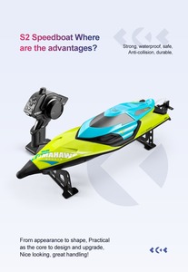 <span class=keywords><strong>Barco</strong></span> de Control Remoto S2 de Alta Calidad, 70 km/h, <span class=keywords><strong>Barco</strong></span> de Carreras de Alta Velocidad, Juguete Acuático para Niños y Adultos - Product Image 3