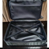 Sac à roulettes en cuir de peau de crocodile patiné véritable sac de luxe en cuir bagages sacs de voyage valises à roulettes vente en gros