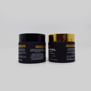 Frasco de Vidrio Transparente de 30g 50g 100g para Crema Cosmética con Tapa de Aluminio Dorada - Product Image 5