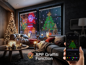 Feican แถบม่านไฟ <span class=keywords><strong>LED</strong></span> อัจฉริยะ5ม. ควบคุมด้วยรีโมตแบบ DIY USB ฟังเพลงซิงค์ตกแต่งงานปาร์ตี้สี <span class=keywords><strong>RGB</strong></span> DC5V สีดำ PCB PVC - Product Image 3