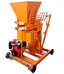 Presse manuelle hydraulique écologique HBY1-15 pour la fabrication de briques d'argile / Machine à blocs de terre compressée à vendre - Product Image 2