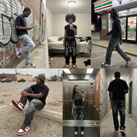 Jeans empilés imprimés sur mesure, choix de motifs variés, design d'illustrations personnalisées, pantalon en denim léger, tenue décontractée de style urbain