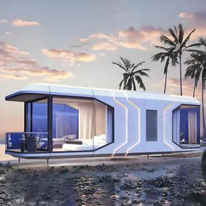 บ้านเหล็กเบาสำหรับการพักอาศัยในบ้านเคลื่อนที่แบบพกพาพร้อมราคาโรงงาน - Product Image 1