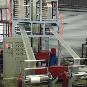 Machine à film soufflé ABA haute vitesse RHT-60Fm-600*2 monocouche LDPE pour sacs poubelles et emballages de quincaillerie - Product Image 1
