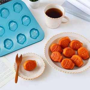 Molde para Pastel Antiadherente de 6 Tazas, Bandeja para Hornear de Acero al Carbono con Revestimiento de Teflón para Uso Doméstico y Comercial - Product Image 3