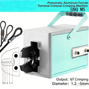 Machine à sertir pneumatique 1,25-5 mm pour manchons en aluminium, équipement semi-automatique de fabrication de câbles - Product Image 3