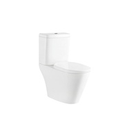 Usine chinoise Siphonic Céramique One Piece Ouvert Retour Au Mur Double Chasse Facile Toilette WC pour Salle De Bains WC Toilette